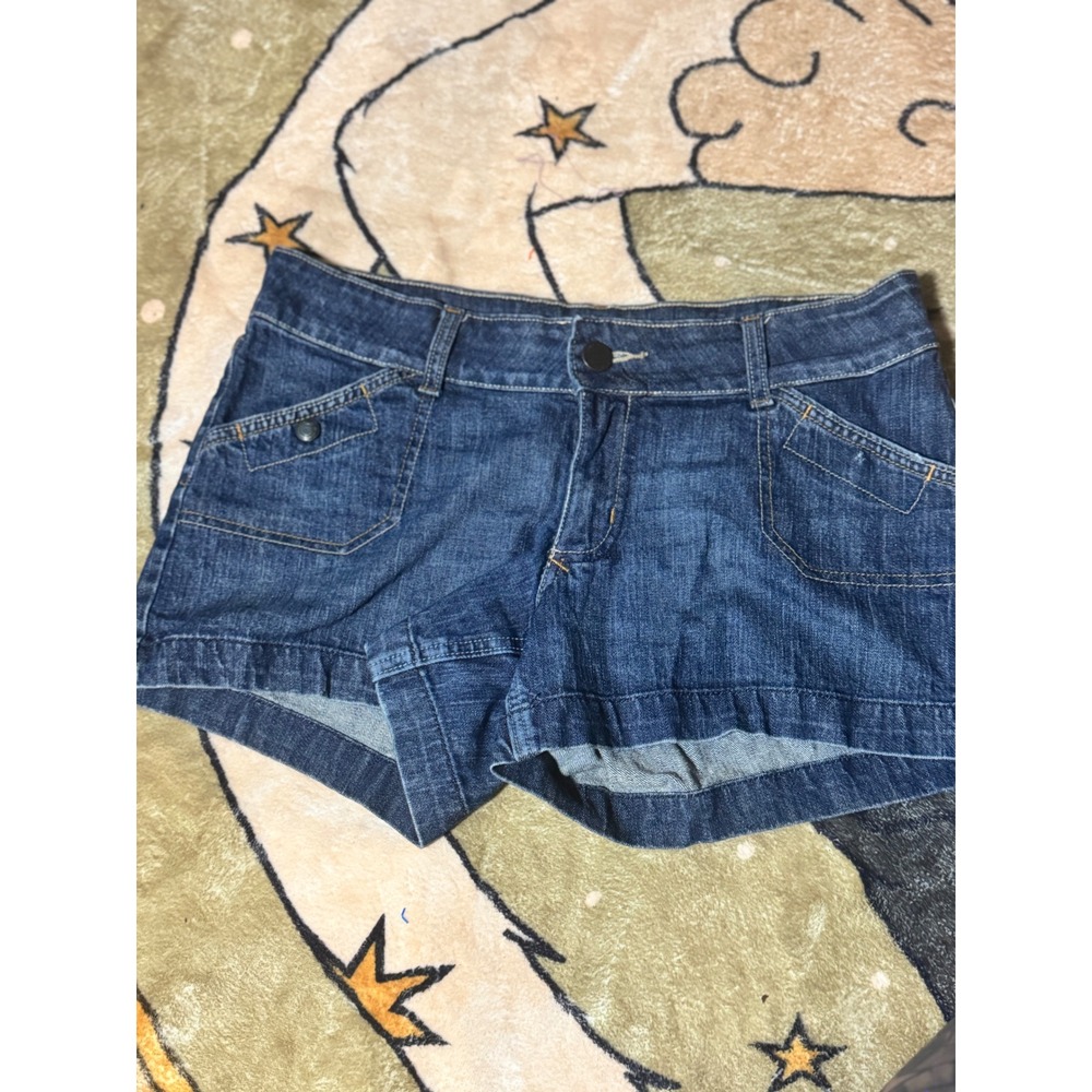 Mossimo Supply Co. Blue Denim Jean Shorts Womens Casual Pockets